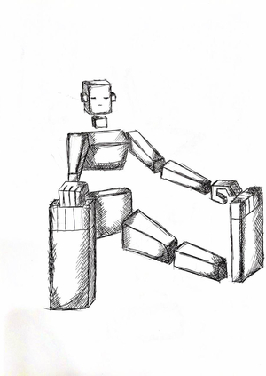 WHITE
фигура человека в движении
