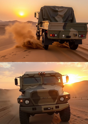 Высокотехнологичный
бронетранспортер. Выставка автомобилей в Дубае