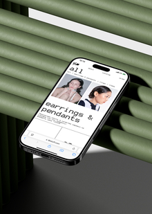 Сайт для бренда украшений 9iistuff Сайт для бренда украшений 9iistuff