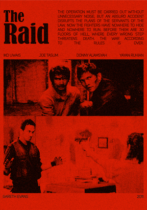 HSE x ITS: Indigo, The Raid. Cерии киноплакатов