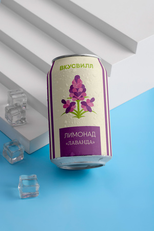 Дизайн упаковки лимонадов ВкусВилл