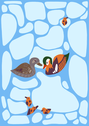 У воды