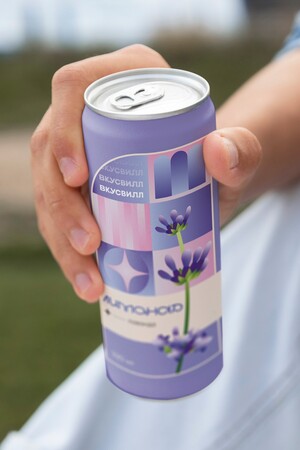 Дизайн упаковки лимонадов ВкусВилл