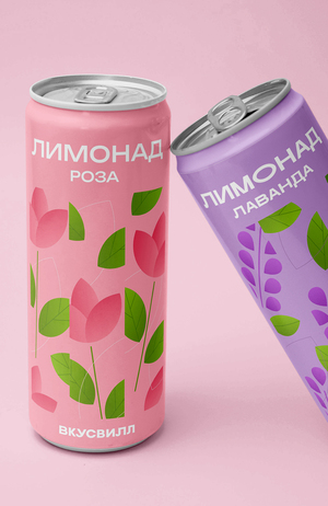 Дизайн лимонадов для ВкусВилл