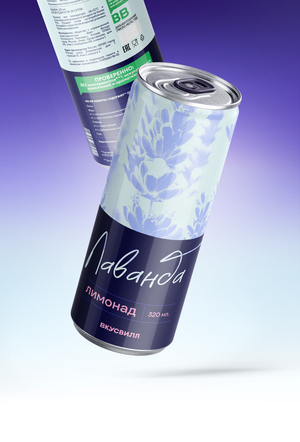 Упаковка для натуральных лимонадов от ВкусВилл