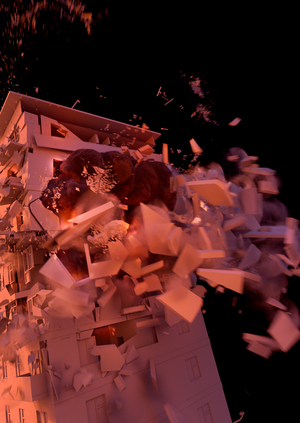 HOUDINI | Building destruction