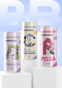Дизайн лимонадов для ВкусВилл