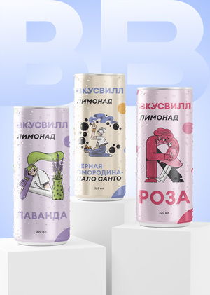 Дизайн лимонадов для ВкусВилл