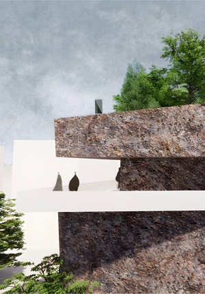 Концепция фасадов к выставке художника Бориса Эндера