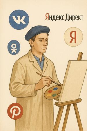 Реклама арт индустрии  в  Интернет