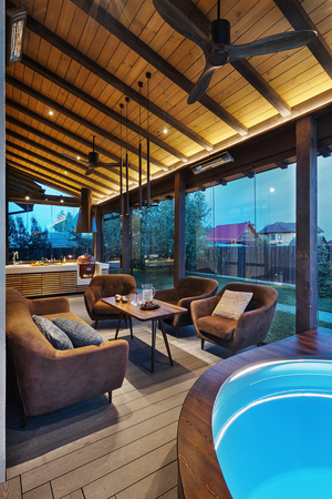 Еще немного лета - остекленная веранда в Екатеринбурге