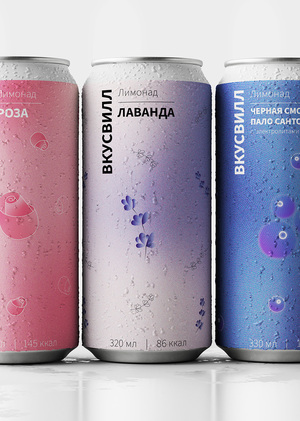 Дизайн-концепт лимонадов ВкусВилл