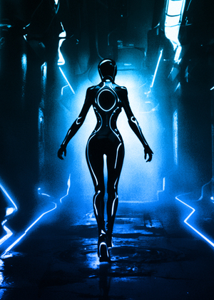 Обучение генеративной нейросети под стиль "Трон: Наследие"