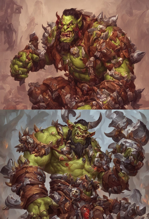 Обучение Stable Diffusion:
Бебрийский стиль и орки-мутанты