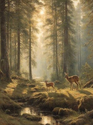 Обучение генеративной нейросети под стиль Ивана Шишкина