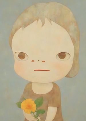 Training of a generic neurostudent to the art style of Yoshitomo Nara