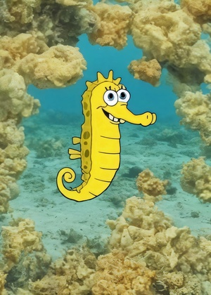 Обучение генеративной нейросети под стиль мультсериала Sponge Bob 