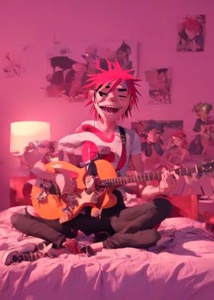 Обучение генеративной нейросети под стиль группы GORILLAZ