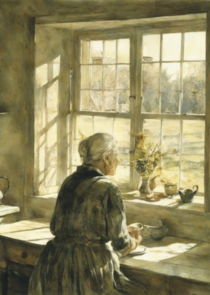 
Обучение генеративной нейросети под стиль художника Эндрю Уайетта 