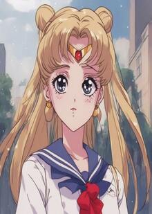Обучение нейросети под стиль аниме «Сейлор Мун (Sailor Moon)»