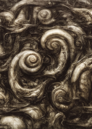 Обучение генеративной модели Stable Diffusion под стиль Ганса Гигера