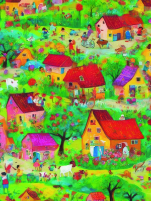 Обучение генеративной сети под стиль наивного искусства 