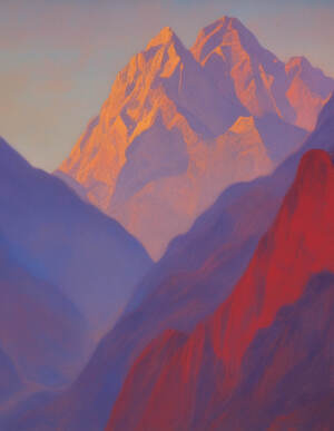 
Обучение генеративной модели под стиль Николая Рерих