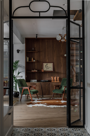 Duplex apartment 220m2 with loggia in the historical center of Moscow