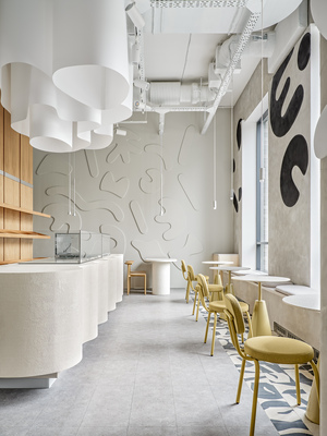 Bakery cafe «Breadberry» with elements of Permian animal style 