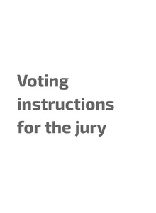 Voting instructions for the jury