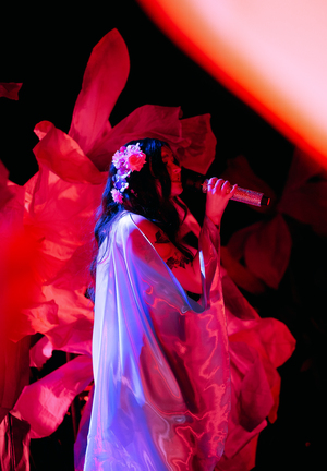 Декорация FLOWERS для весеннего концерта Алены Швец 