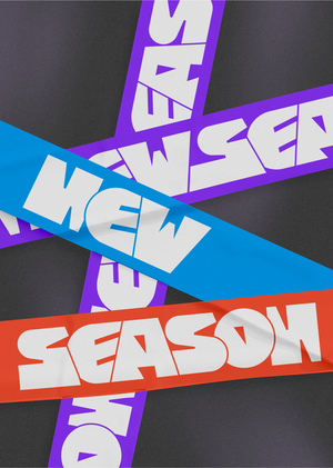 Леттеринг для цикла открытых лекций New Season