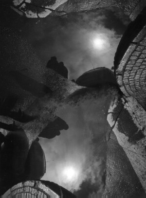 People, dolls, reflections, city abstraction