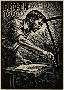 Плакат к&nbsp;конкурсу Бисти-100