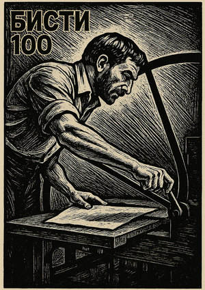 Плакат к конкурсу Бисти-100