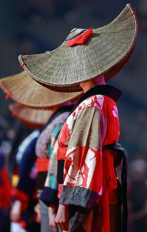 Японские соломенные шляпы, их разнообразие и репрезентация