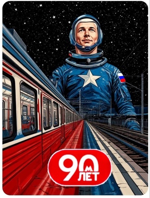 РИСУНОК 90 ЛЕТ МЕТРО