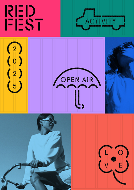 Айдентика open-air фестиваля Red Fest