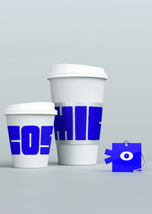 Айдентика для сети кофеен СOSMIC LATTE