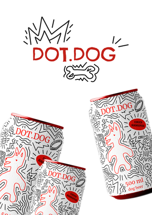 Крафтовое пиво для собак DOT.DOG