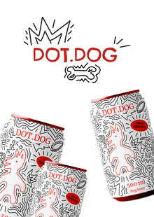 Крафтовое пиво для собак DOT.DOG