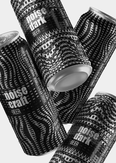 Noise Beer. Visual display of sound