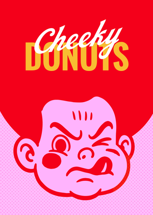 Cheeky donuts. Айдентика дерзких пончиков