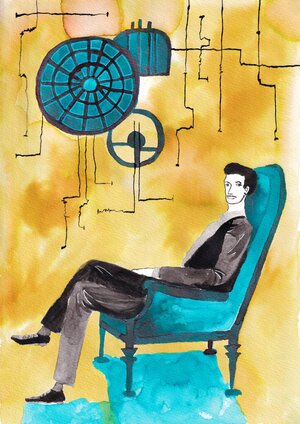 Никола Тесла: серия иллюстраций