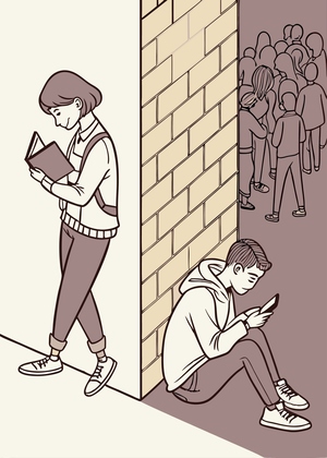 Визуализация поведенческих паттернов экстравертов и интровертов