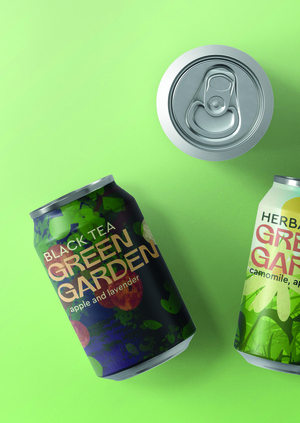 Упаковка для холодного чая и печенья