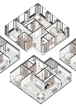 Альбом чертежей дизайн-проекта квартиры