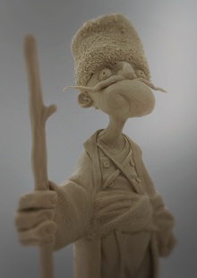 Анимационная скульптура: гайдук