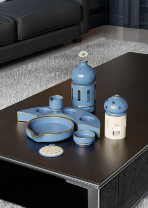 Design of the ceramic collection for the house