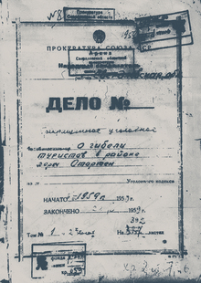 The Mystery of Diatlov’s Death